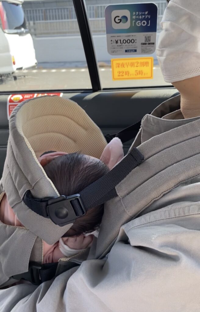 キューズベリーZEROの抱っこ紐は新生児から使うには不安